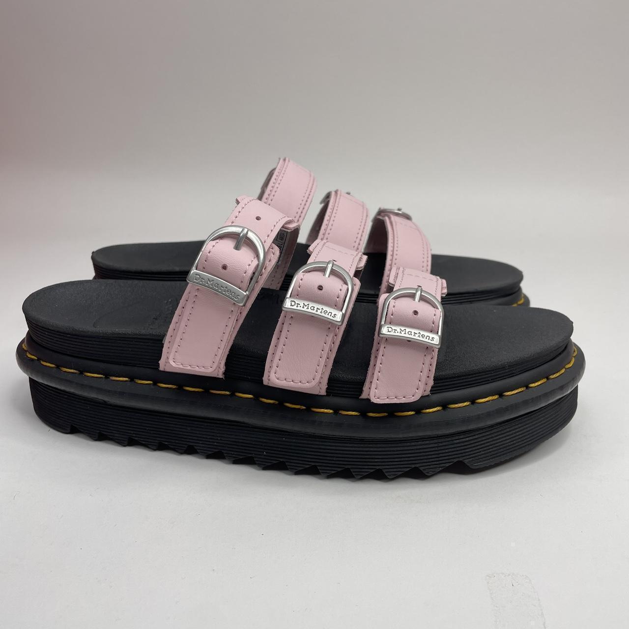 Martens Blaire Platform Slides Sandals Depop