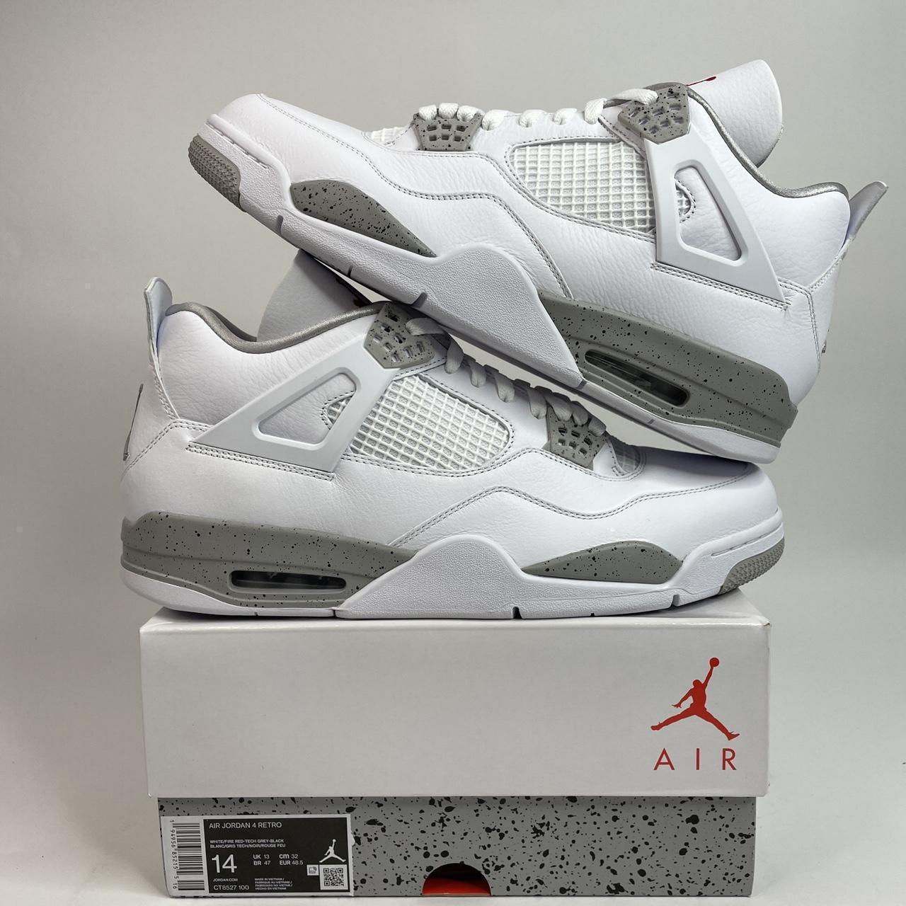 Nike Air Jordan 4 Retro “White Oreo” 2023 CT8527-100 | Depop