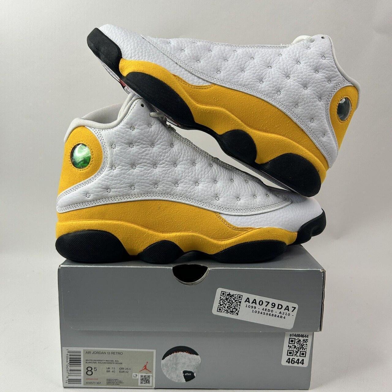 Nike Air Jordan 13 on sale XIII Retro Del Sol mens 8.5 White University