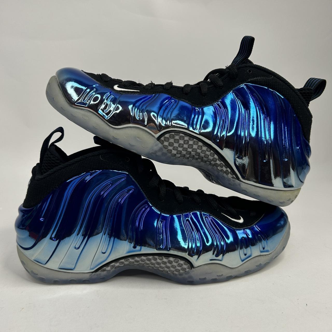 blue and silver foamposites