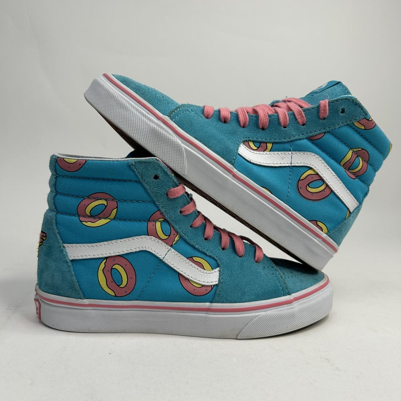 Vans X Odd Future Sk8 Hi Shoes OF Donut Scuba Blue