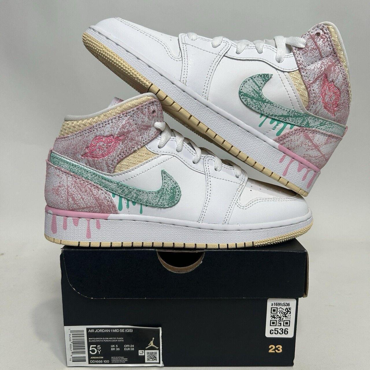 Air Jordan fashion 1 Mid SE GS 'Ice Cream