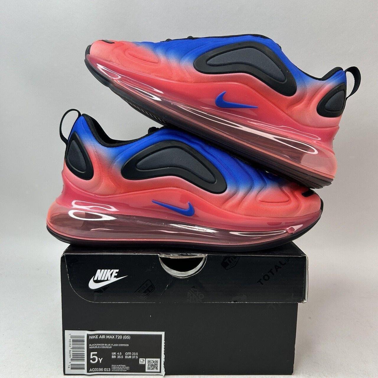 Nike Shoes Air Max 720 GS Racer Blue Crimson Red Depop