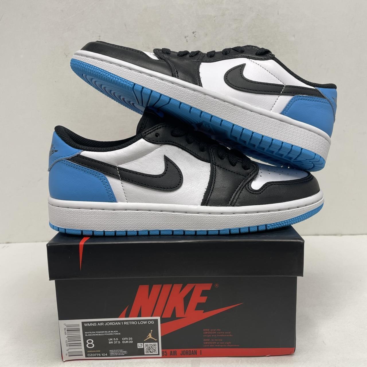 靴 AIR JORDAN 1 RETRO LOW OG POWDER BLUE Air Jordan 1 Retro Low OG 