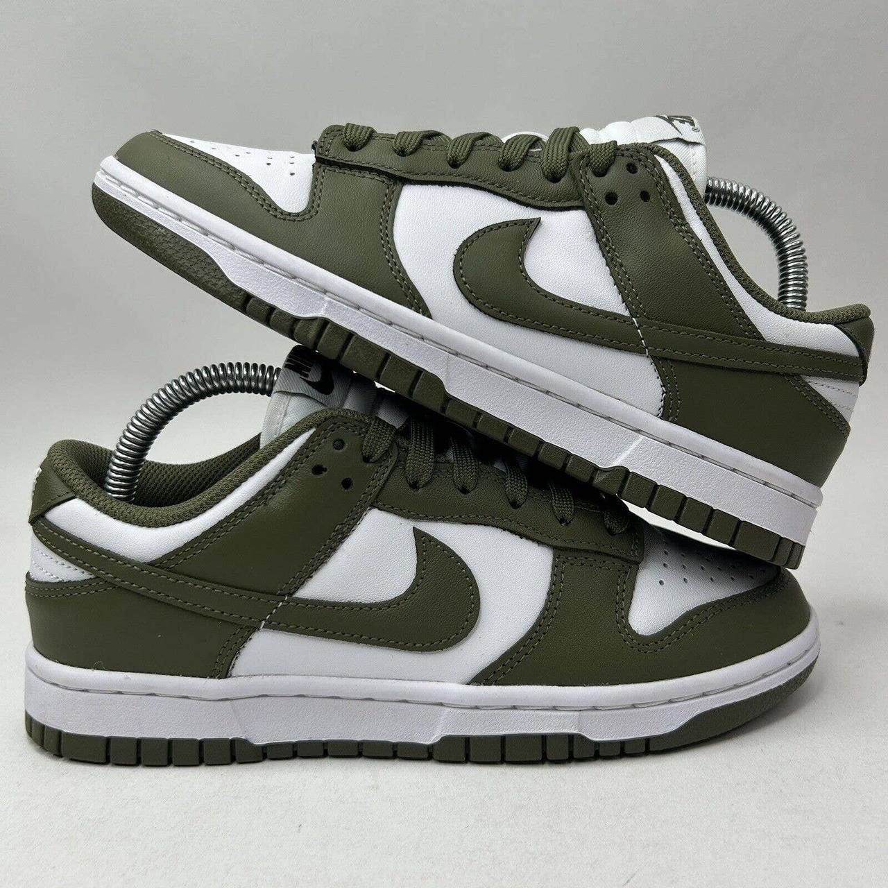 olive green and pink nike shoes