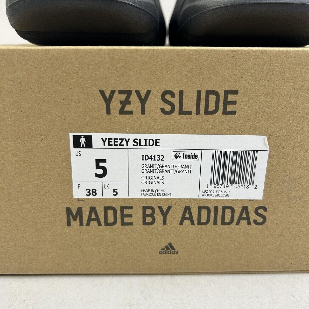 Adidas Yeezy Slide “Granite Black/Grey” 2024 This | Depop