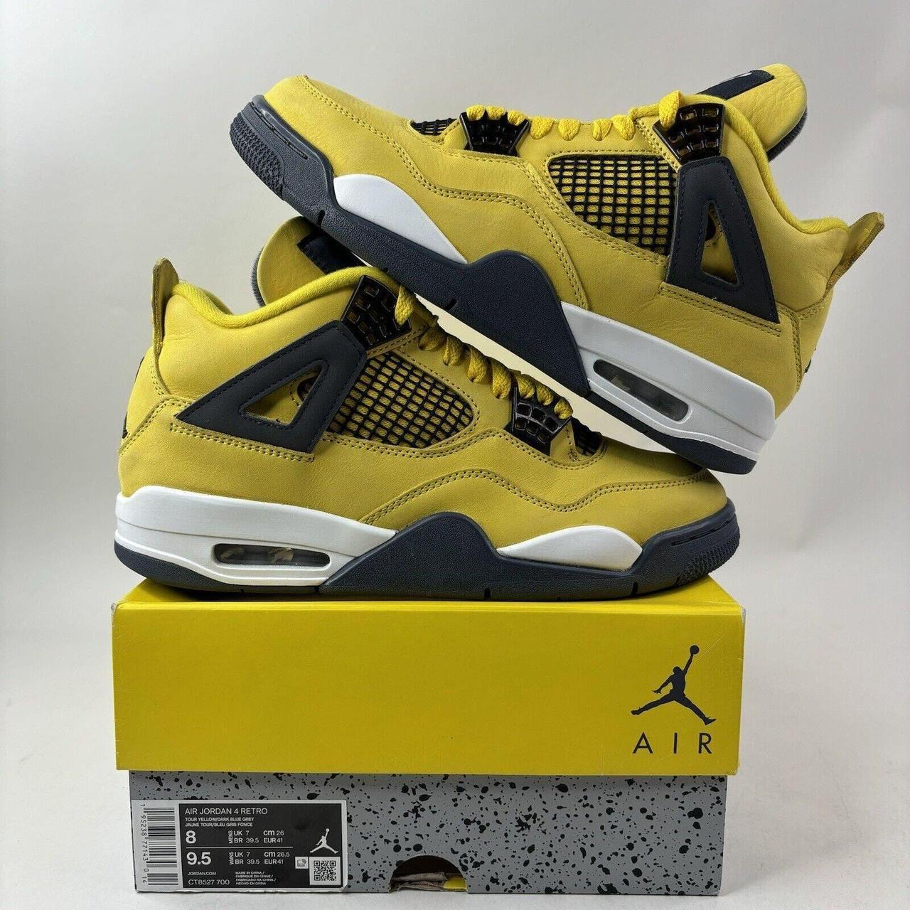 NIKE AIR JORDAN 4 RETRO LS 28㎝ US10 ナイキ ジョーダン4 コロンビア レジェンドブルー AIR JORDAN 4 RETRO GS \u0027LIGHTNING\u0027 2021 - 408452-700 -