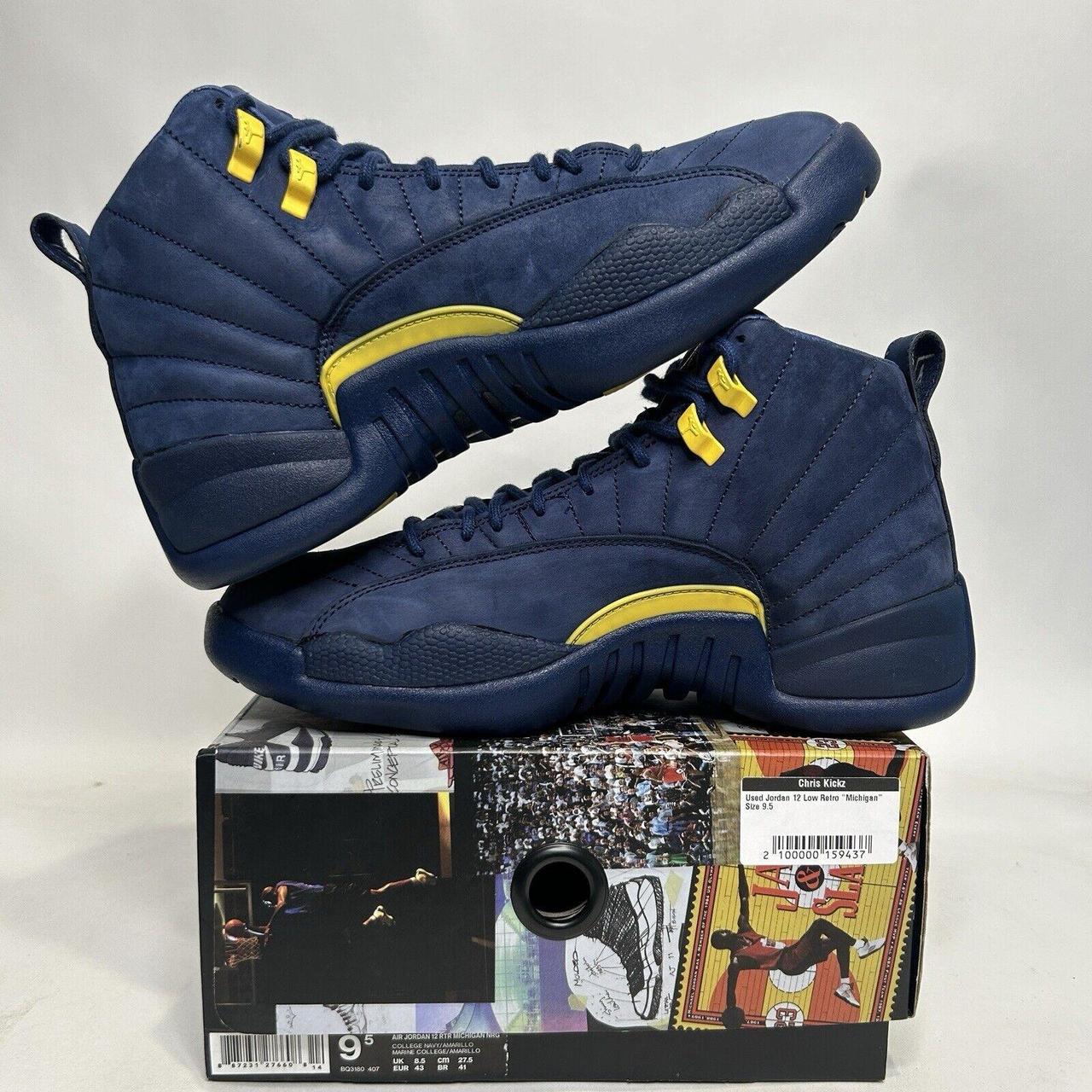 Jordan 12 retro michigan best sale