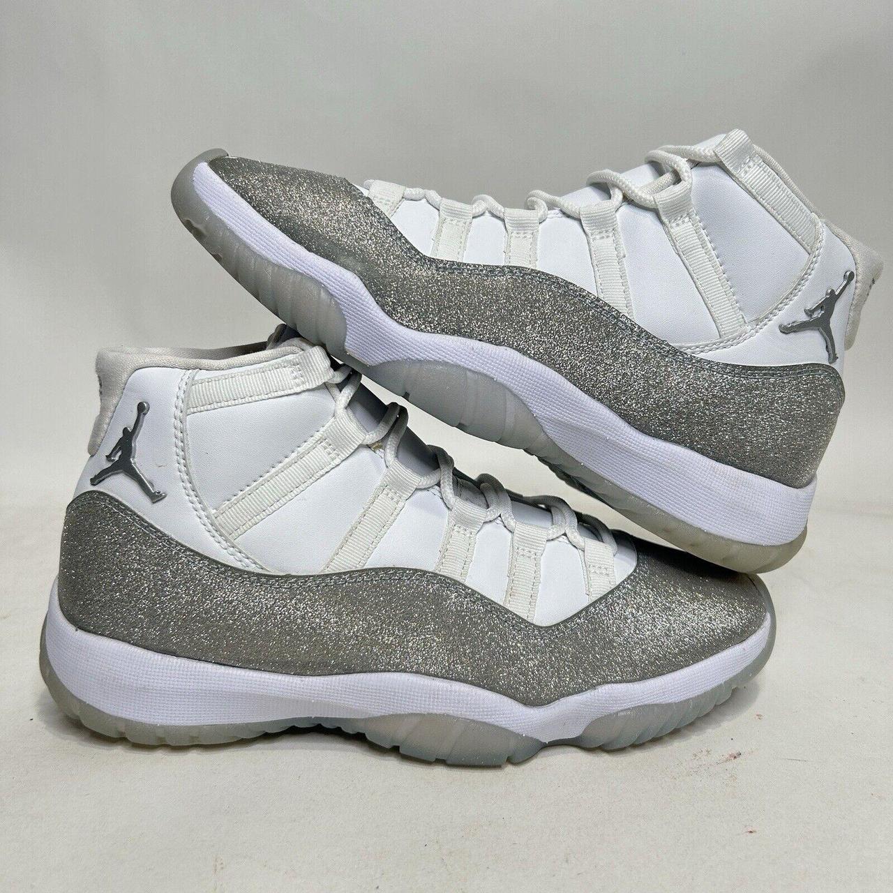 Nike Air Jordan 11 Retro WMNS “White Metallic | Depop Nike Air Jordan 11 Retro WMNS “White Metallic | Depop