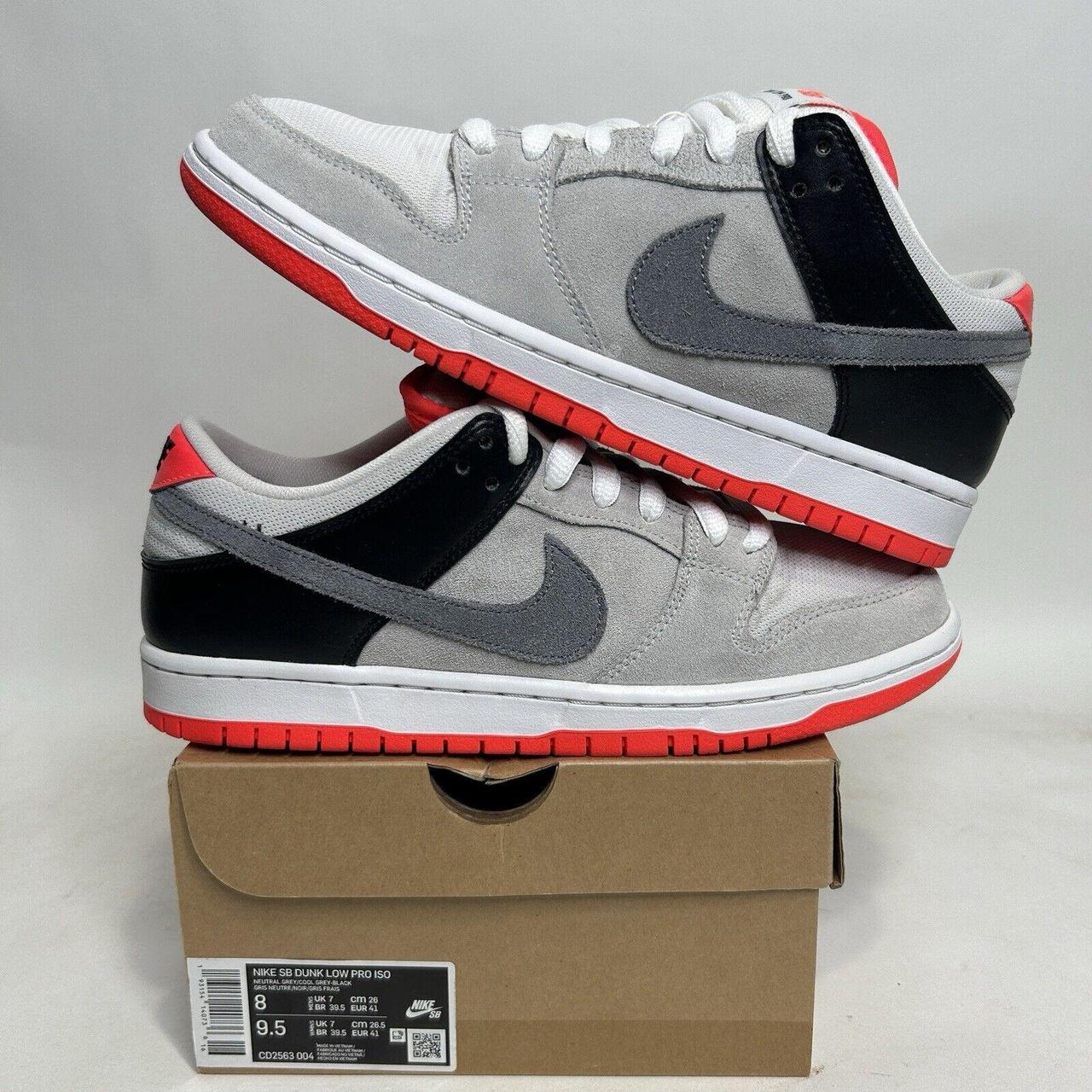 Nike SB Dunk Low Pro Iso Orange Label Infrared. Depop