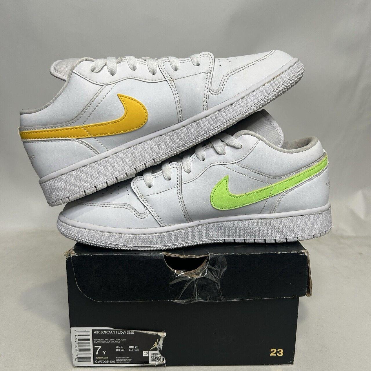 jordan 1 low neon gs