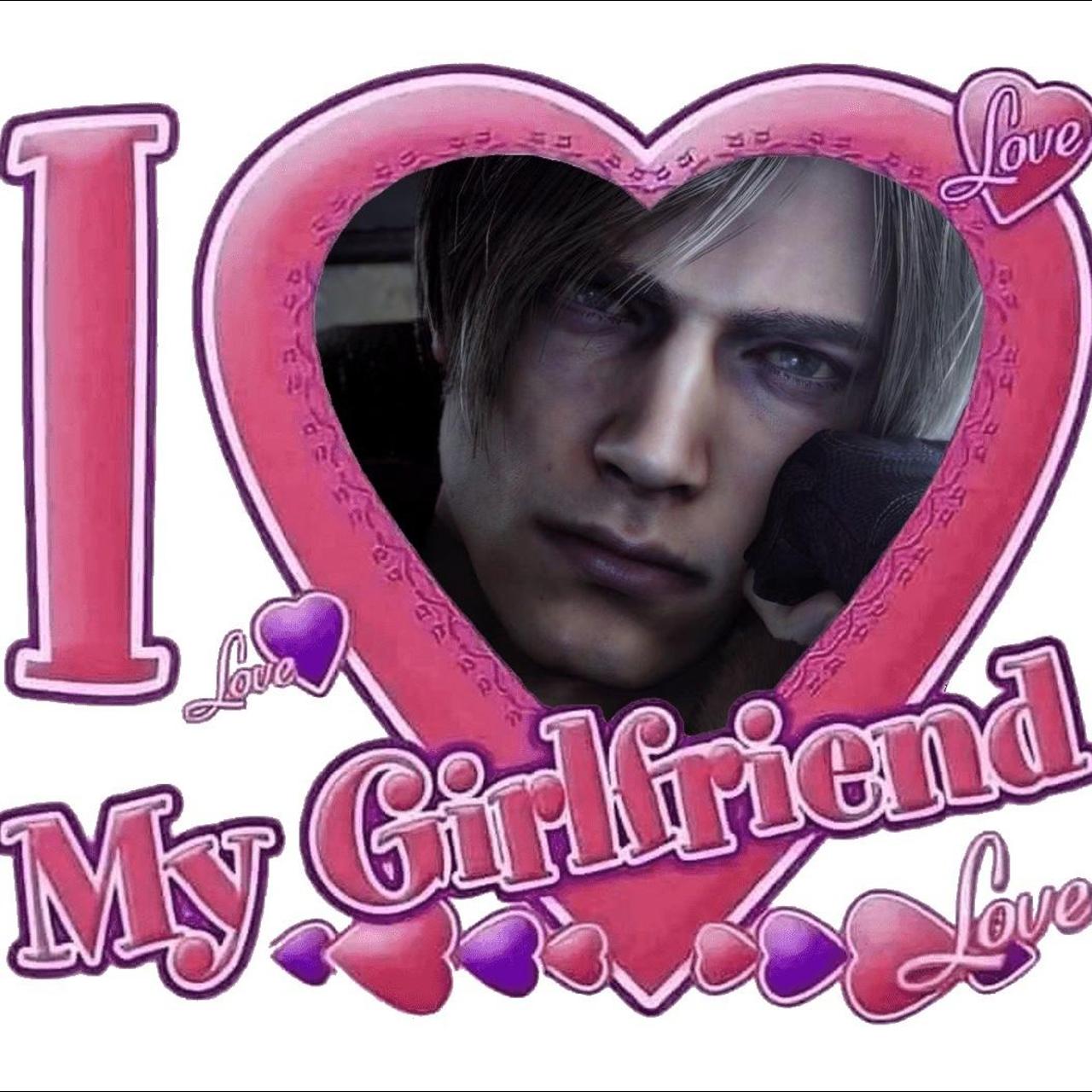 “i love my girlfriend” leon kennedy resident evil 4...