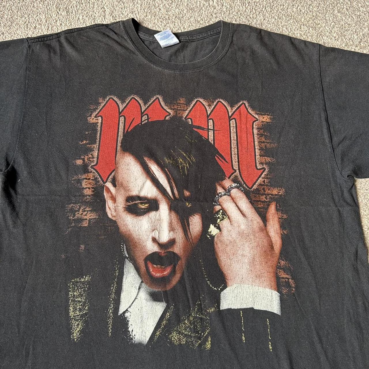 Vintage Marilyn Manson t-shirt from 2003-04. Size: | Depop Vintage Marilyn Manson t-shirt from 2003-04. Size: | Depop