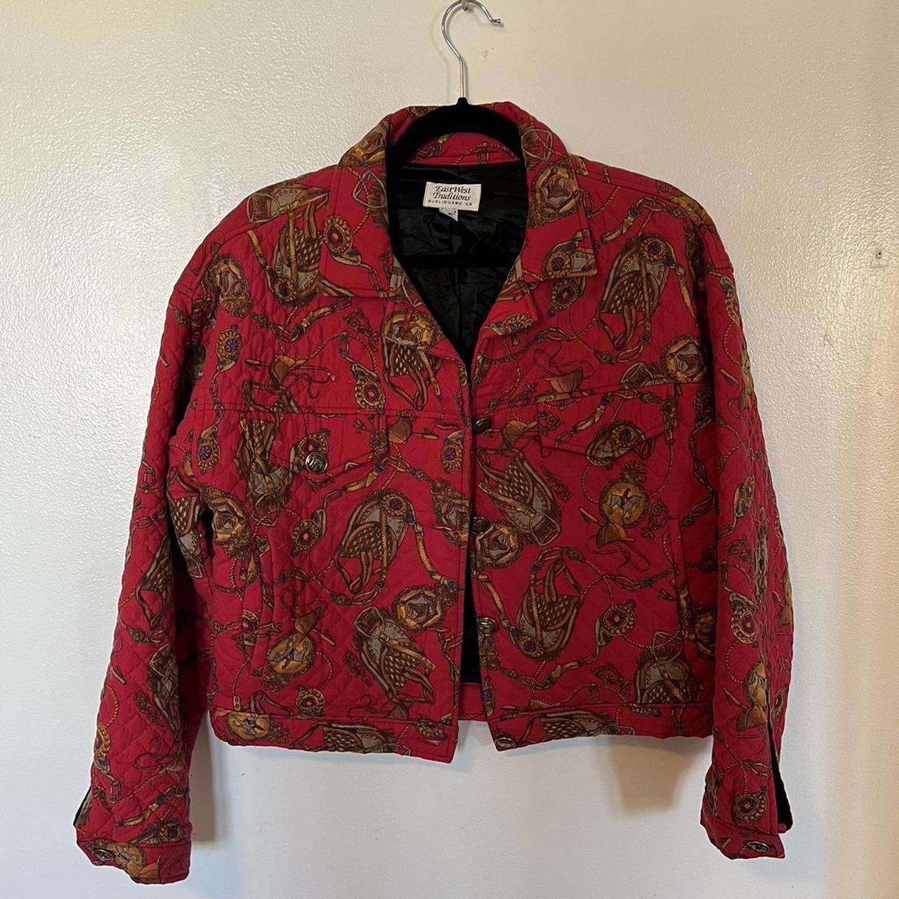 Red vintage jacket Seriously one of the coolest... - Depop