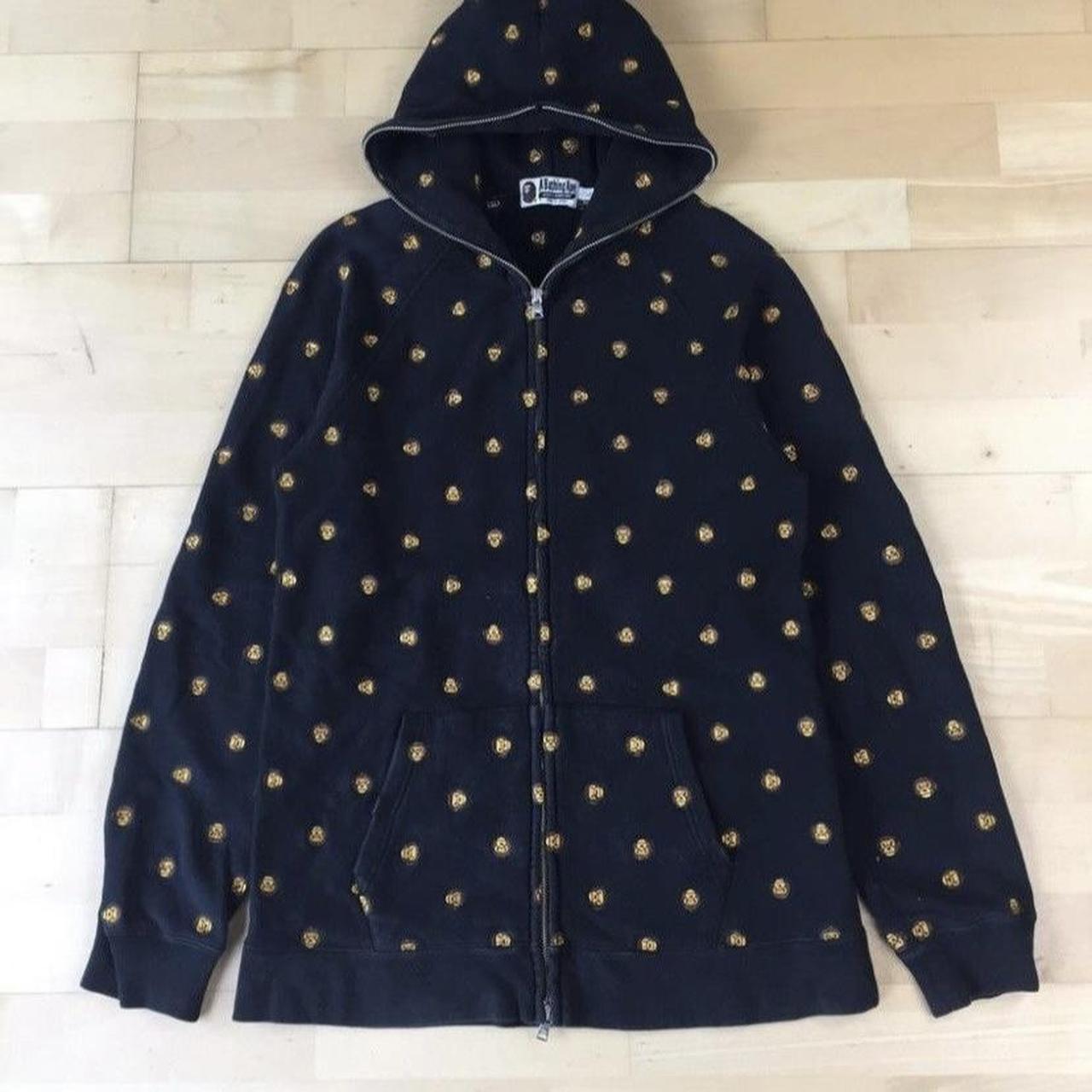 Baby Milo Monogram Hoodies Vintage BAPE A BATHING APE Full Zip Up