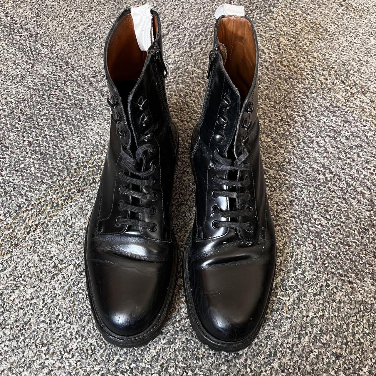 Black Common Projects Combat Boot - size men’s 8 -... - Depop