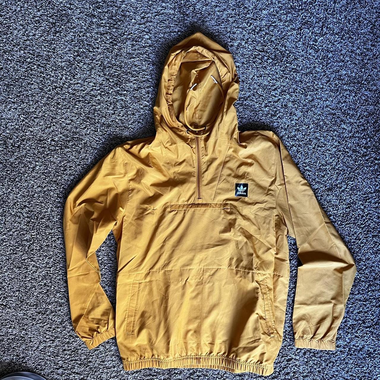 Adidas hip shop packable jacket yellow