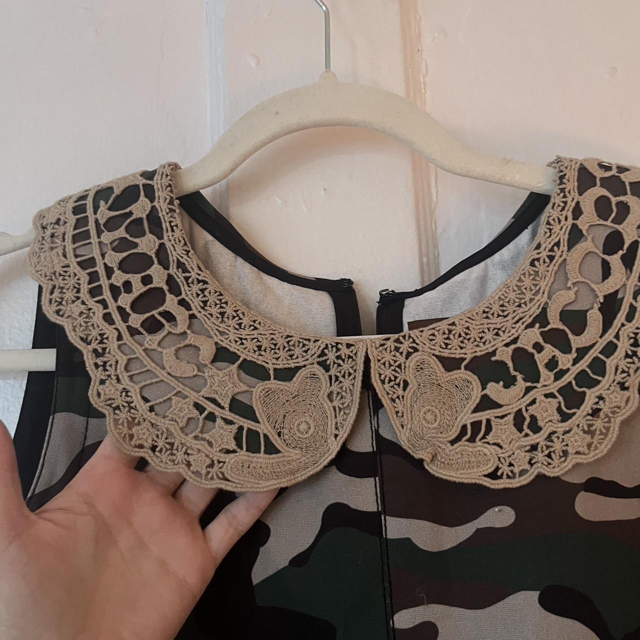 Heaven by Marc Jacobs camo boxy babydoll dress with | Depop