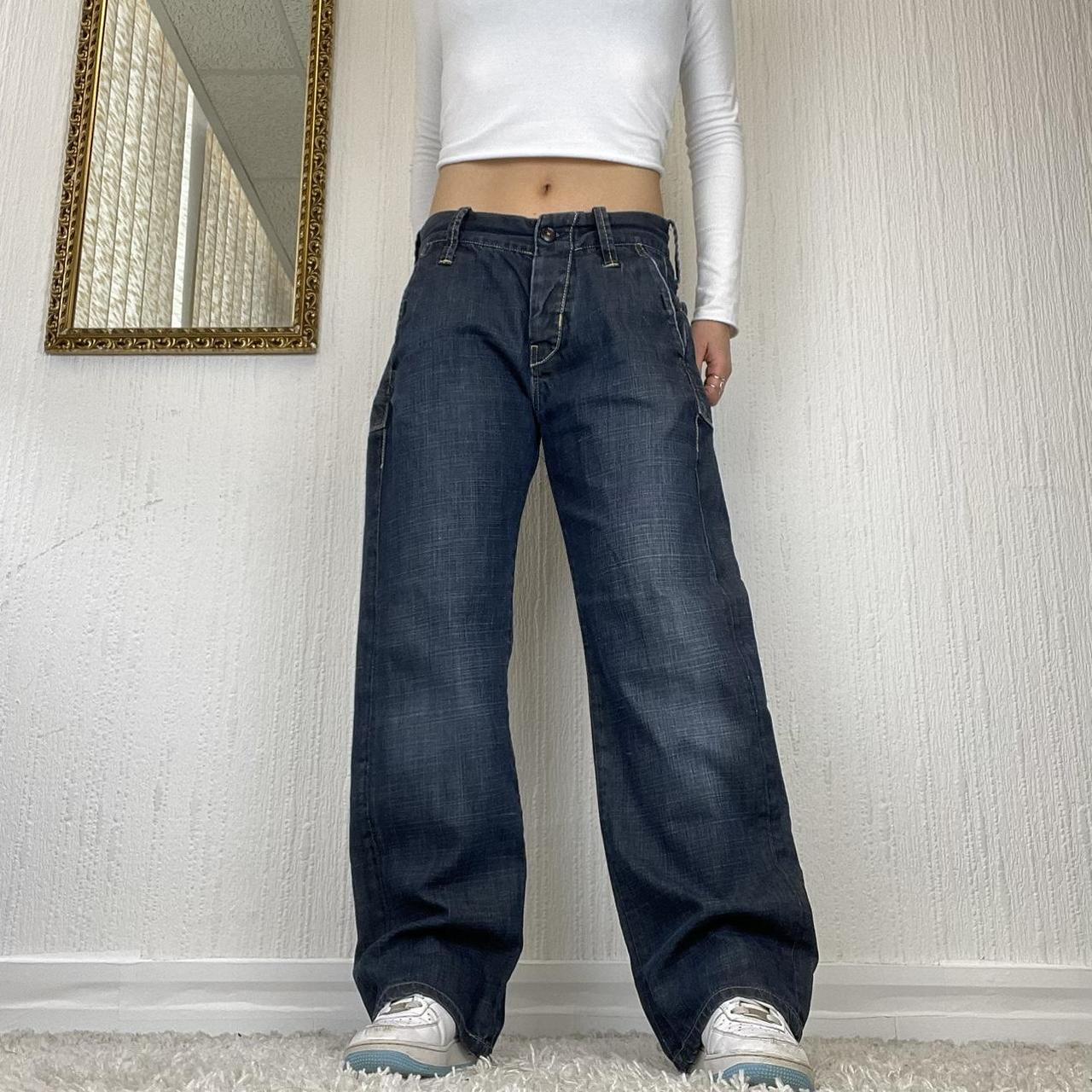 wide leg baggy cargo jeans from g-star W31 L30.5... - Depop
