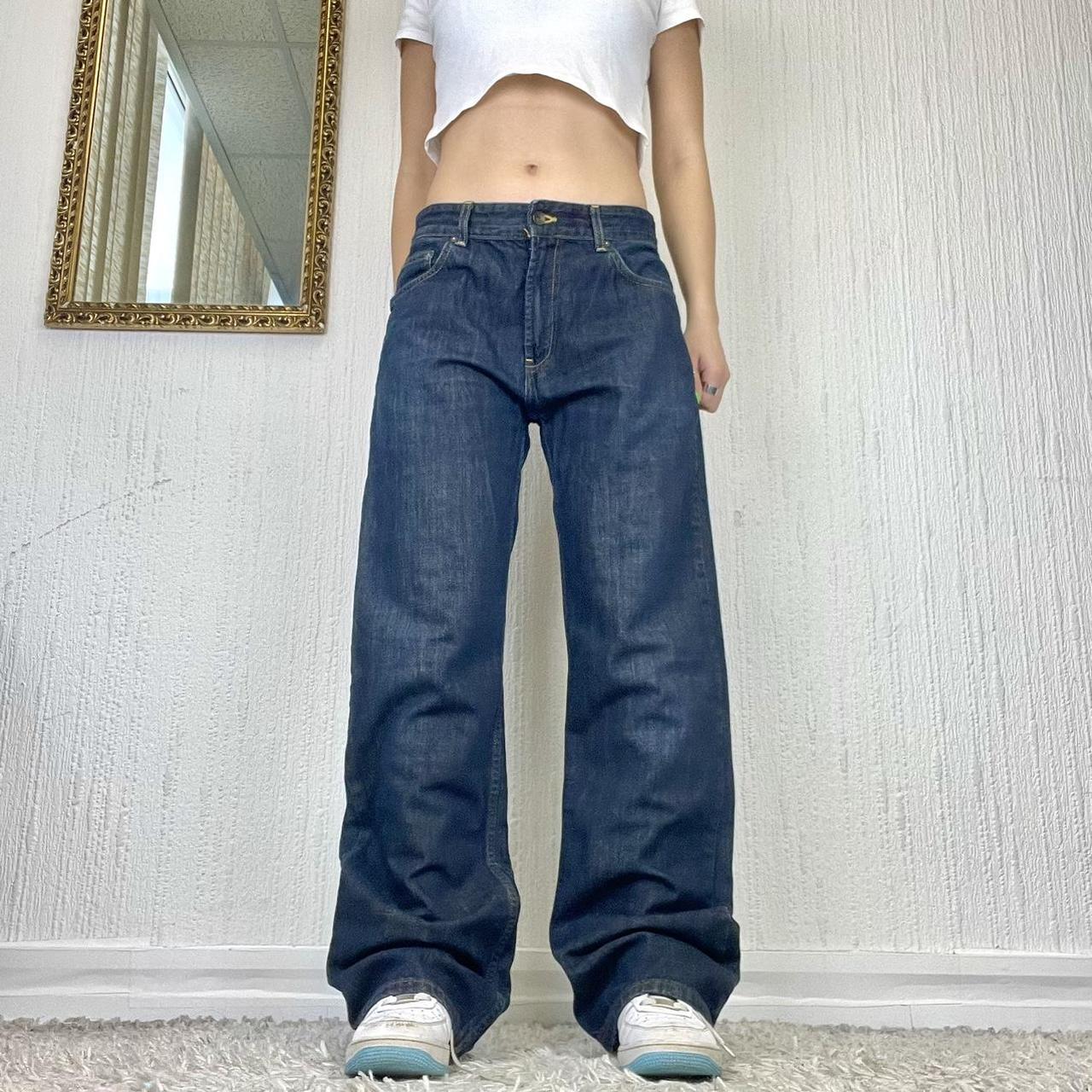 Next Women's Navy Jeans | Depop