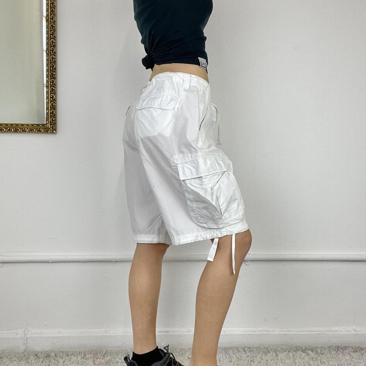 baggy cargo shorts long baggy shorts size waist... Depop