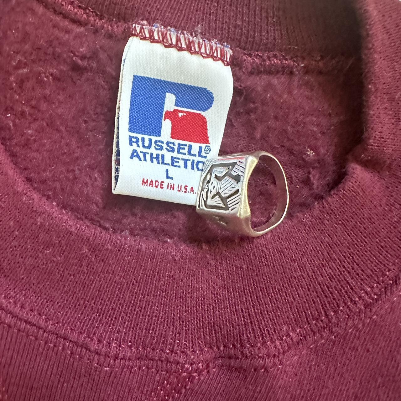 Vintage Russel Sweater Made in usa no big flaws just... - Depop