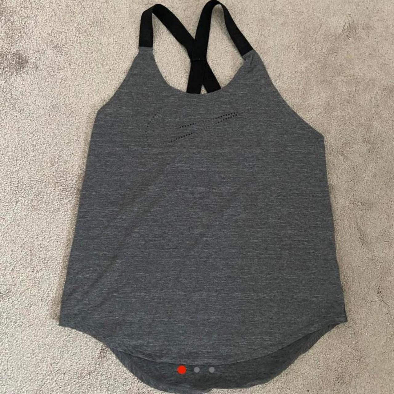 Nike dri fit cross back vest in grey. Bought last