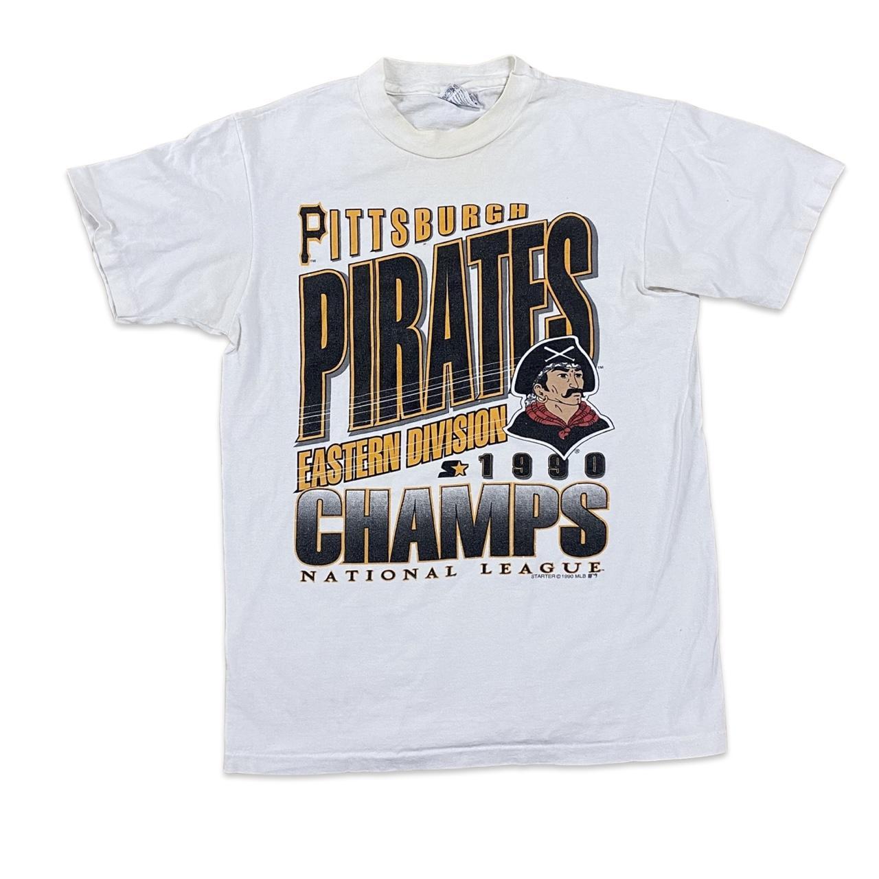 Vintage 1990 MLB Pittsburgh Pirates Eastern Division Champions T-shirt