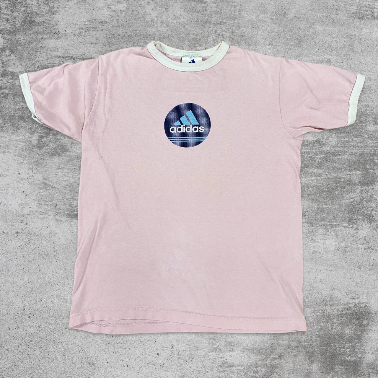 Vintage Adidas light pink tee top