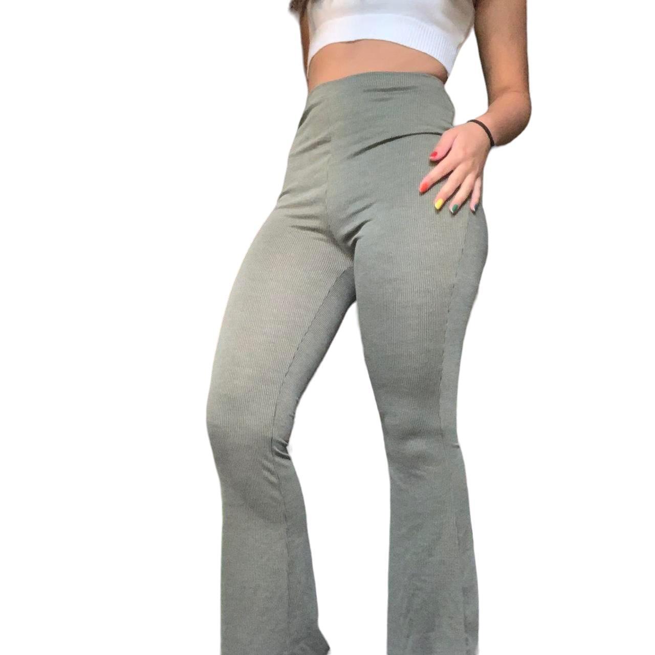 Cozy corduroy yoga pants perfect for lounging...