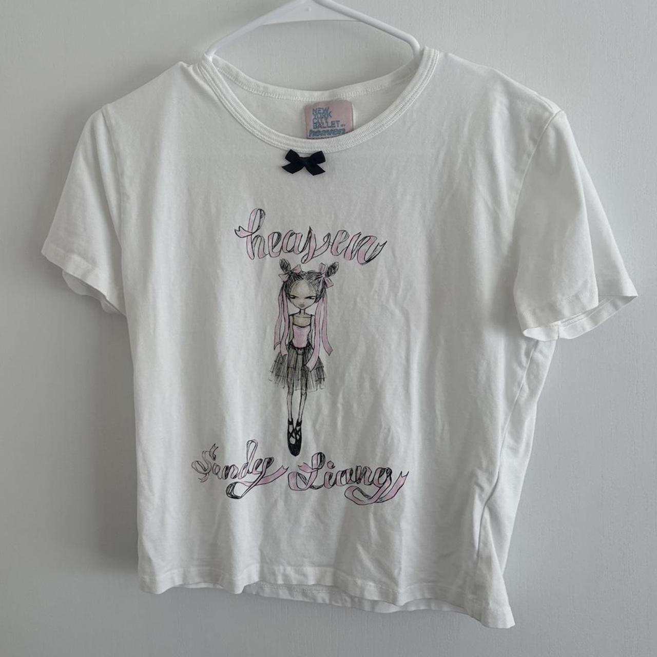 トップス heaven FISHES BABY TEE Marc Jacobs Heaven Black Fishes Baby T-Shirt Marc Jacobs Heaven