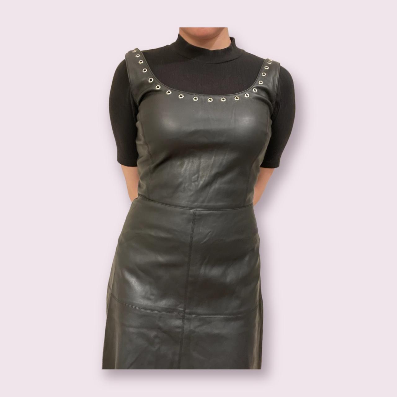 Cute pleather dress. NYC PICK UP DROP OFF Depop