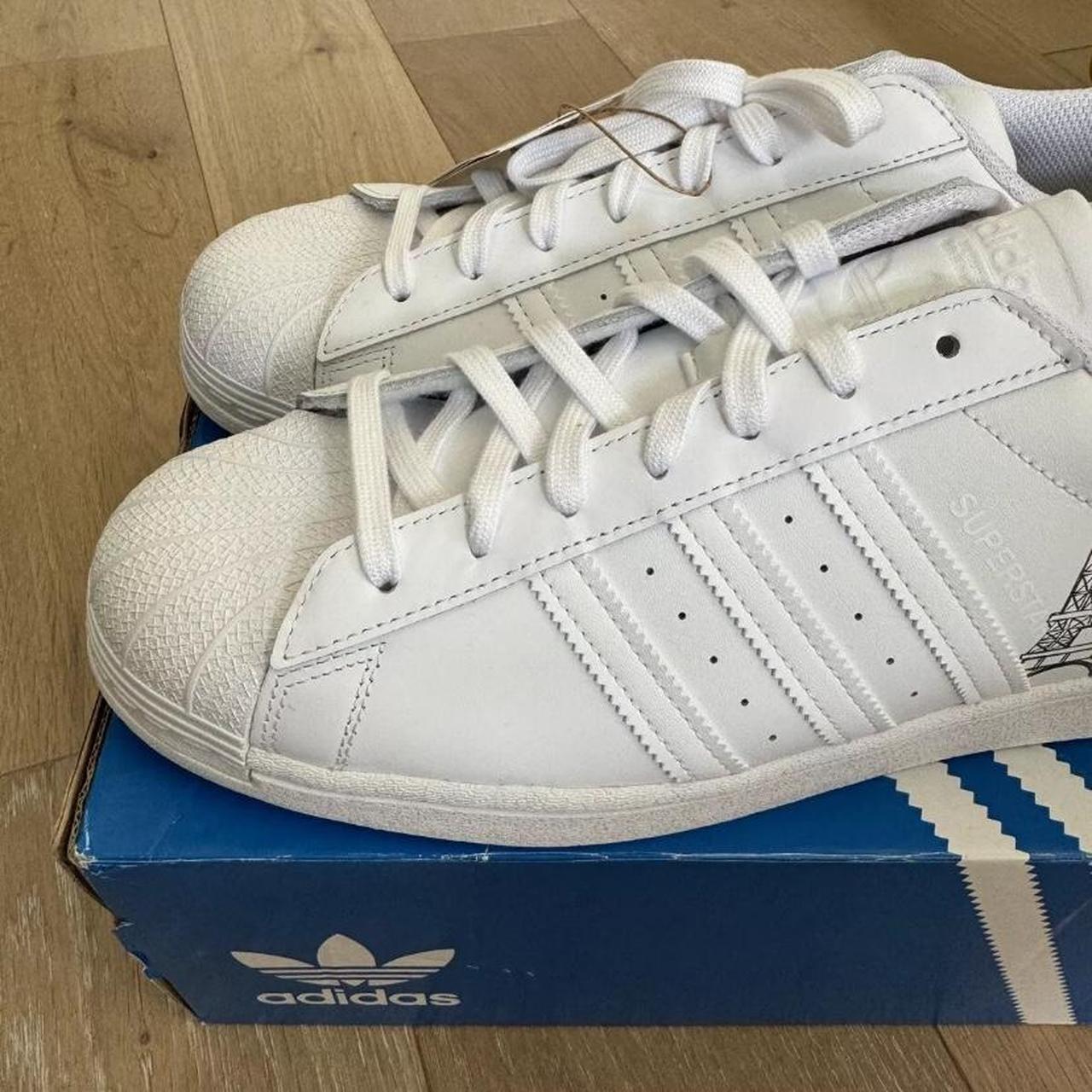 Rare custom adidas superstar never worn Adidas... - Depop