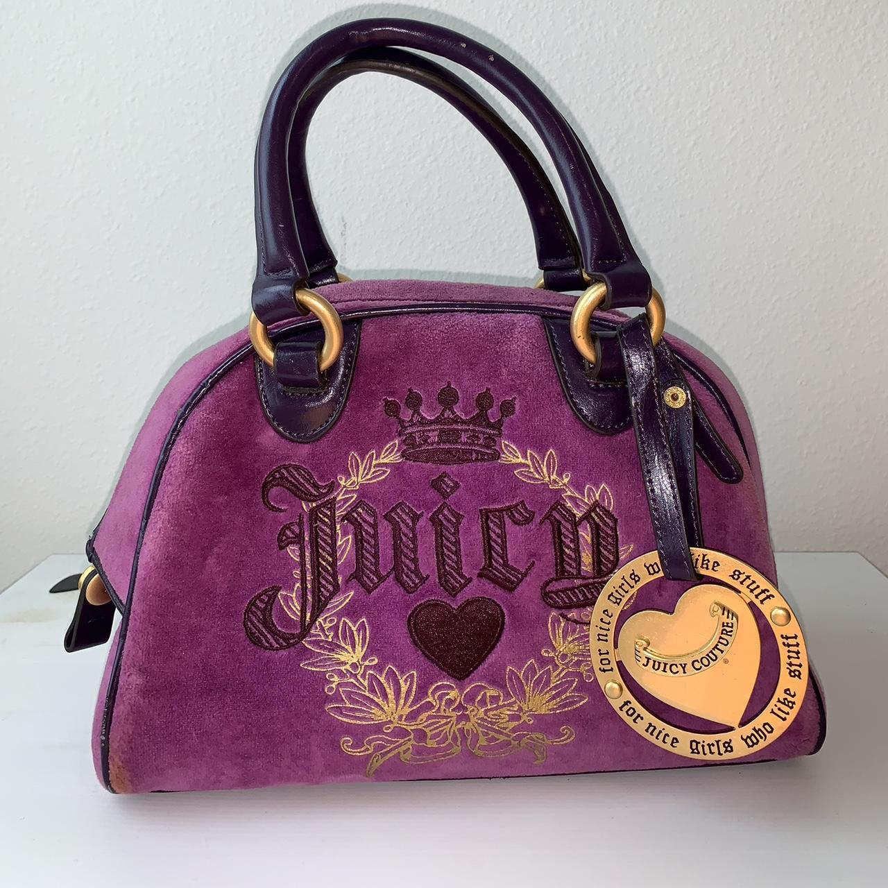 Vintage Tory Burch quilted bag; authentic, mauve - Depop