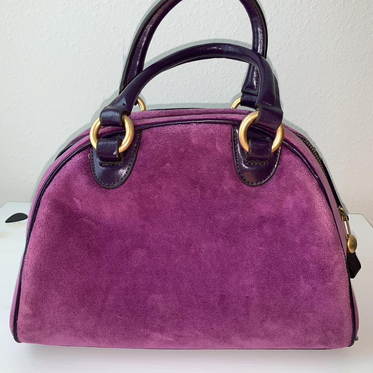 Vintage Tory Burch quilted bag; authentic, mauve - Depop