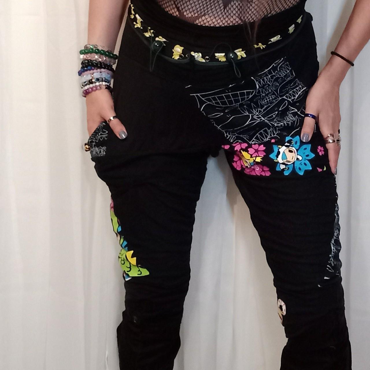 Art Pants Handmade in Toronto from tshirt scraps, - Depop