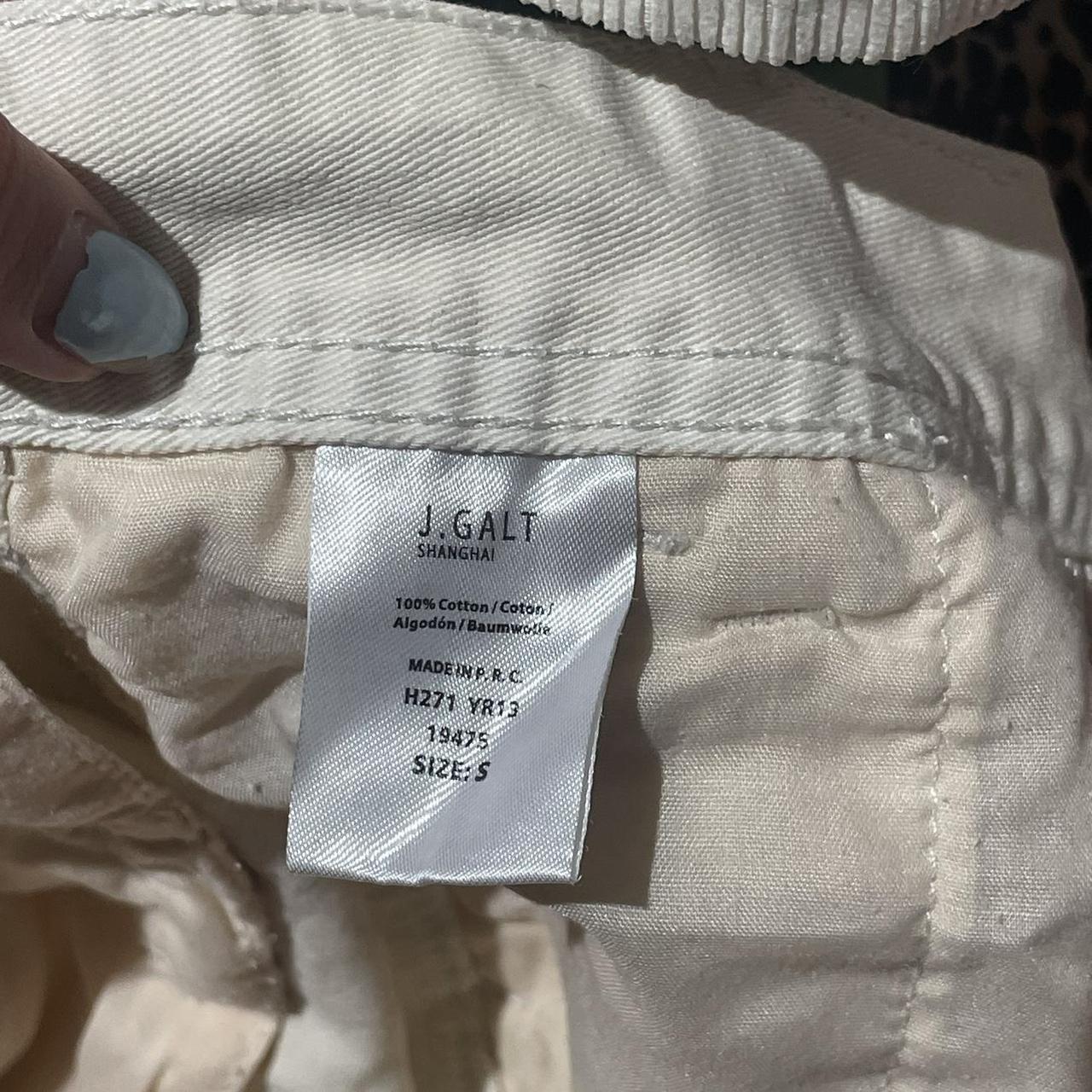 BRANDY MELVILLE CARGO PANTS HIGH WAISTED WHITE Depop