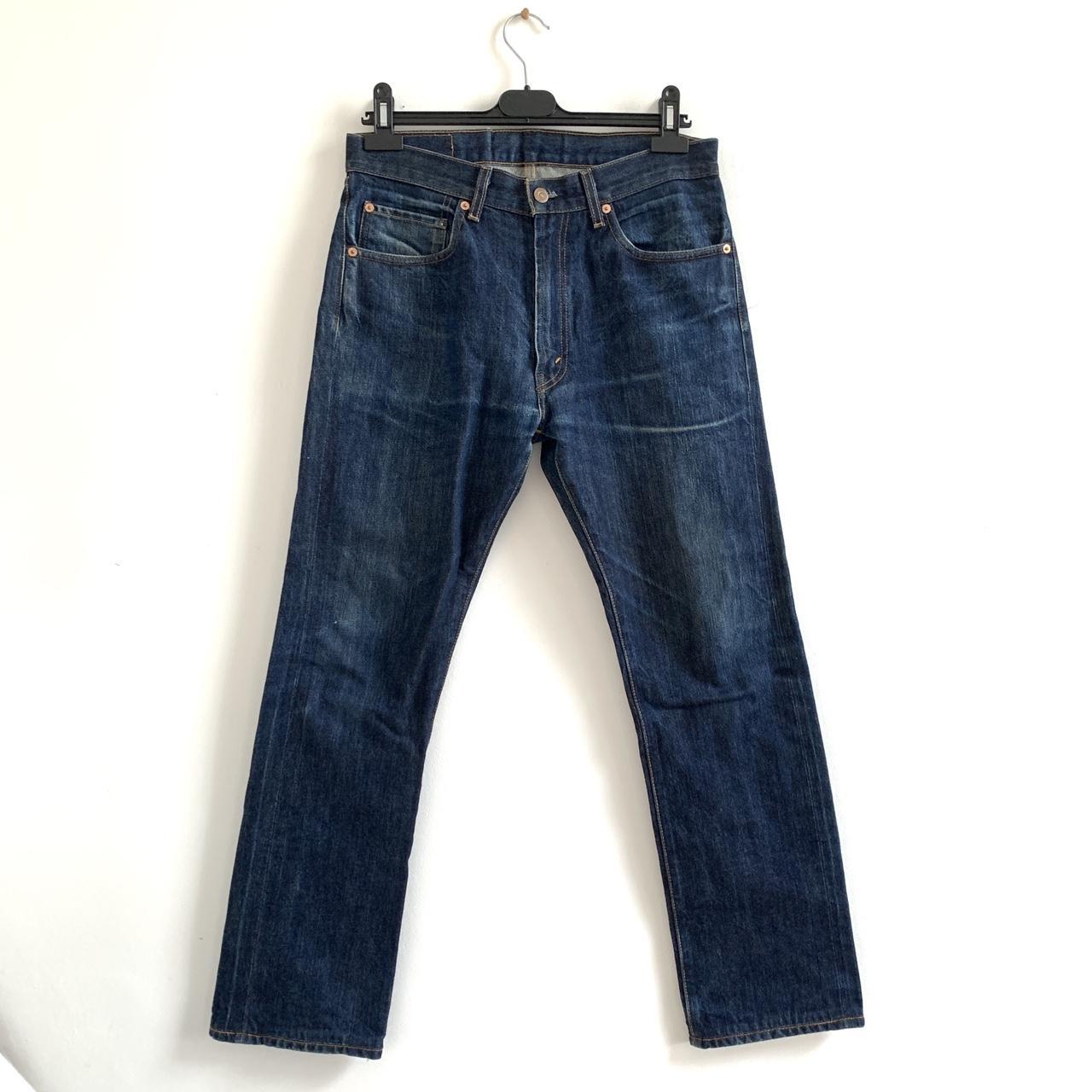 Vintage Levi’s 505 “Big E” Selvedge Denim Jeans... - Depop