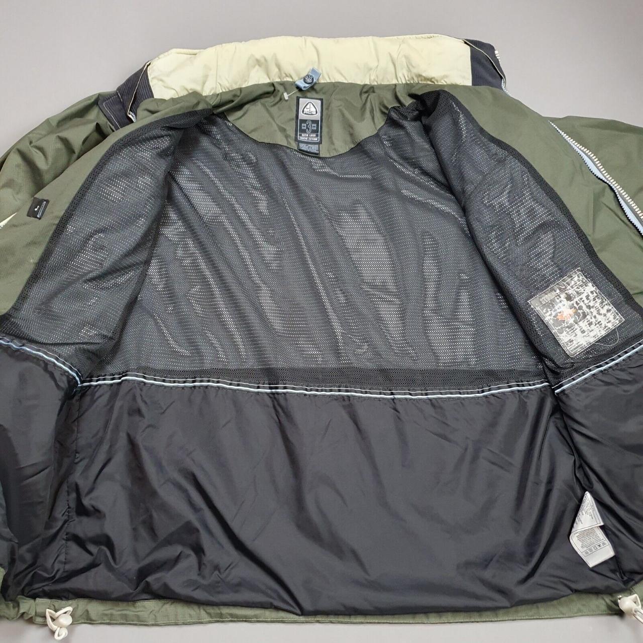 Vintage Nike ACG Storm Clad Coat Medium Green Rain | Depop Vintage Nike ACG Storm Clad Coat Medium Green Rain | Depop