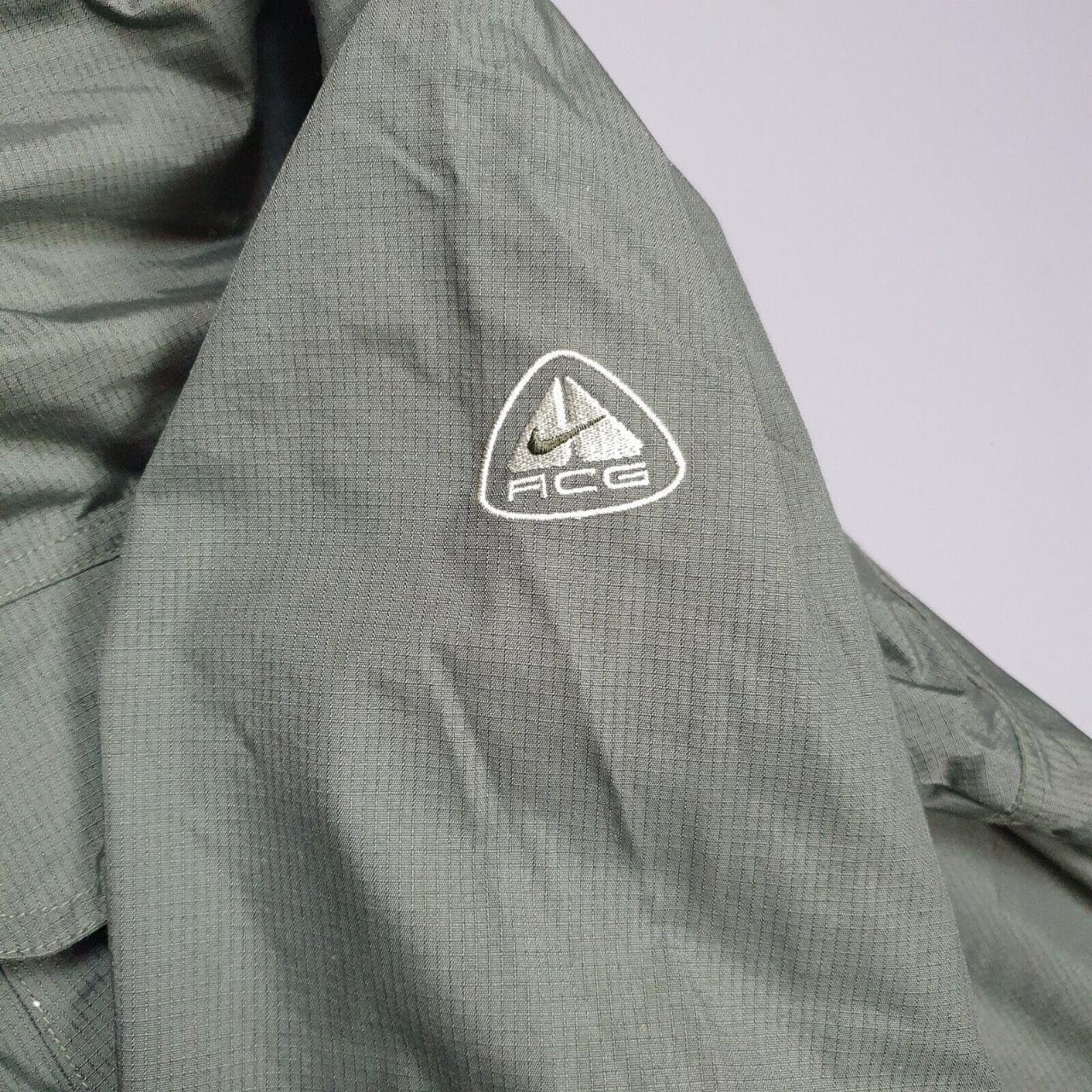 Vintage Nike ACG Storm Clad Coat Medium Green Rain | Depop Vintage Nike ACG Storm Clad Coat Medium Green Rain | Depop
