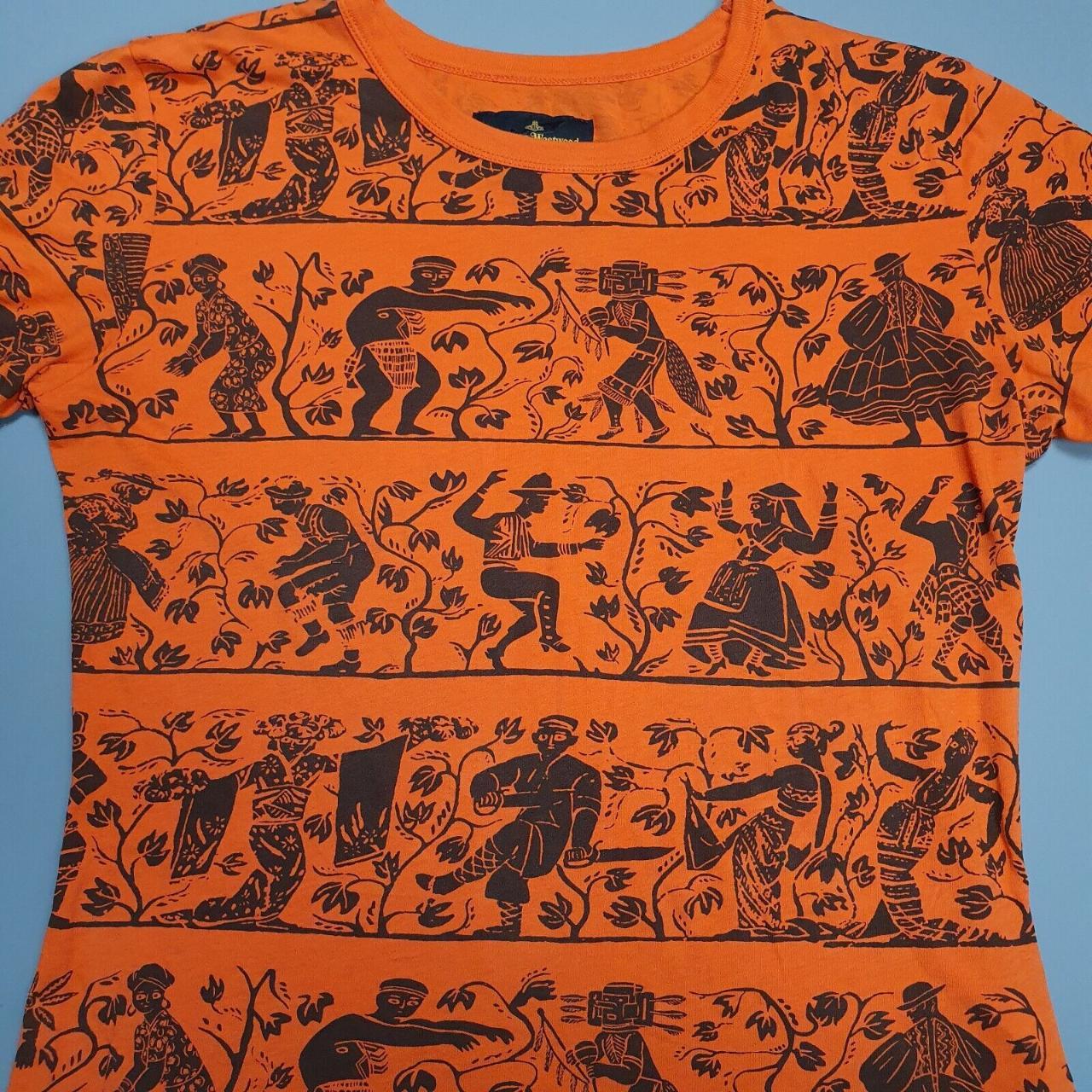 【VIVIENNE WESTWOOD】CLASSIC T-SHIRT ORANGE Classic Multicolour Orb T-shirt Orange | Vivienne Westwood