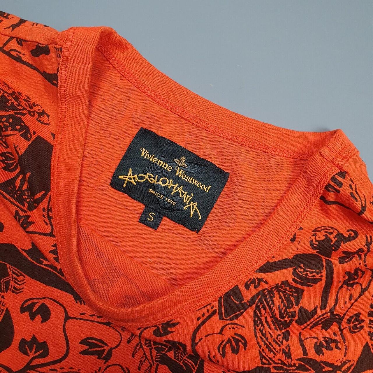 【VIVIENNE WESTWOOD】CLASSIC T-SHIRT ORANGE Banana Split Classic T-shirt in ORANGE-OVERDYE | Vivienne