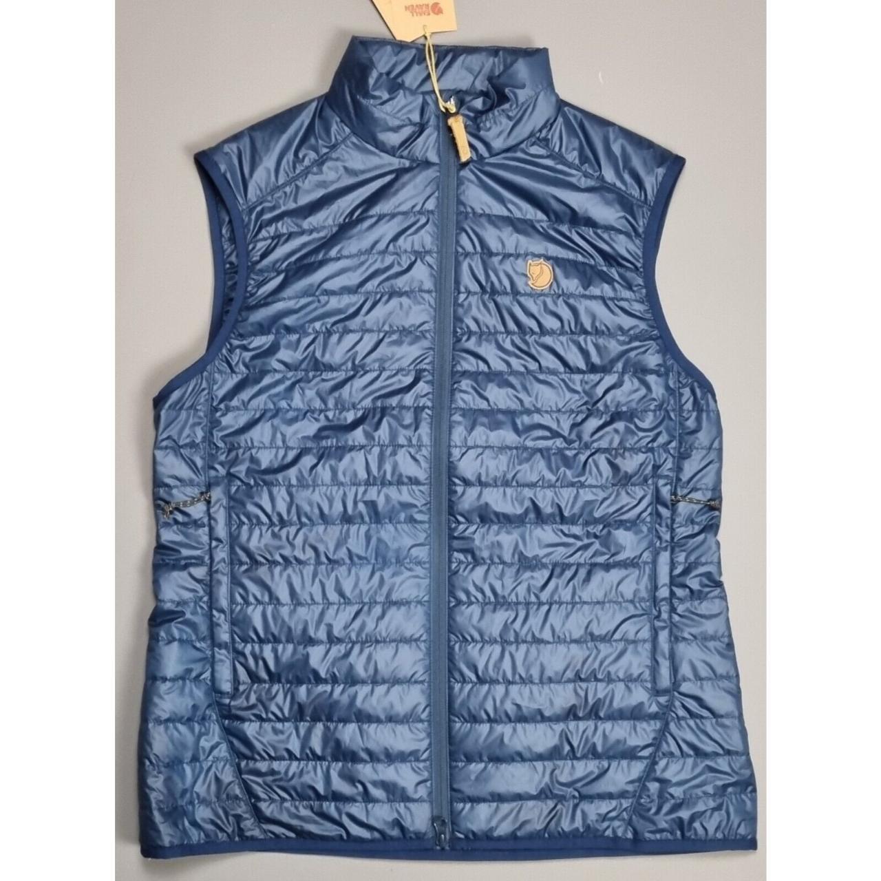 Ladies Fjallraven Abisko Padded Vest Gilet Storm