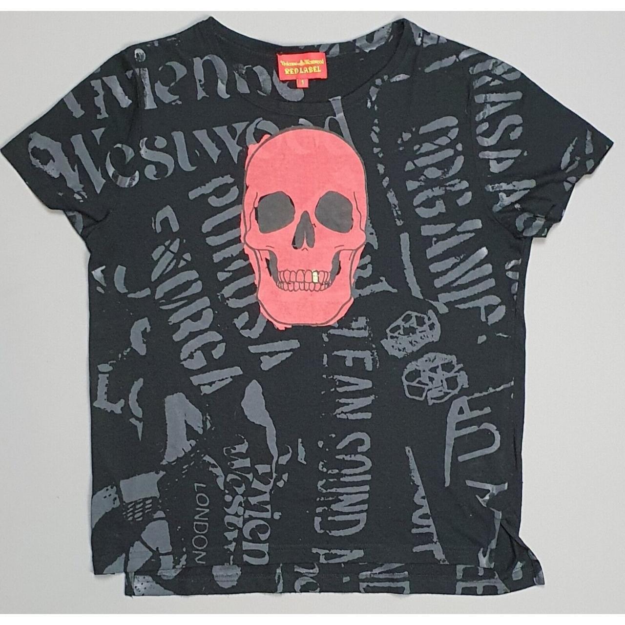 Vivienne Westwood Red Label Skull Print Top T Shirt | Depop