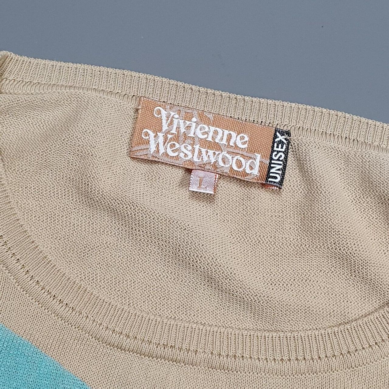 Vivienne Westwood Cat Print Jumper Beige Knit... Depop