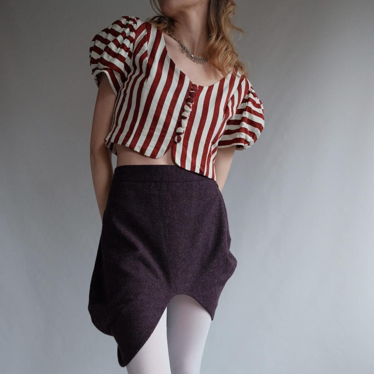 Vivienne Westwood 90s Wool Tulip Skirt