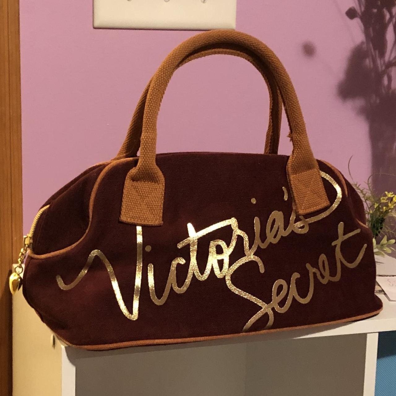 Victoria's Secret Women's Burgundy Bag Depop