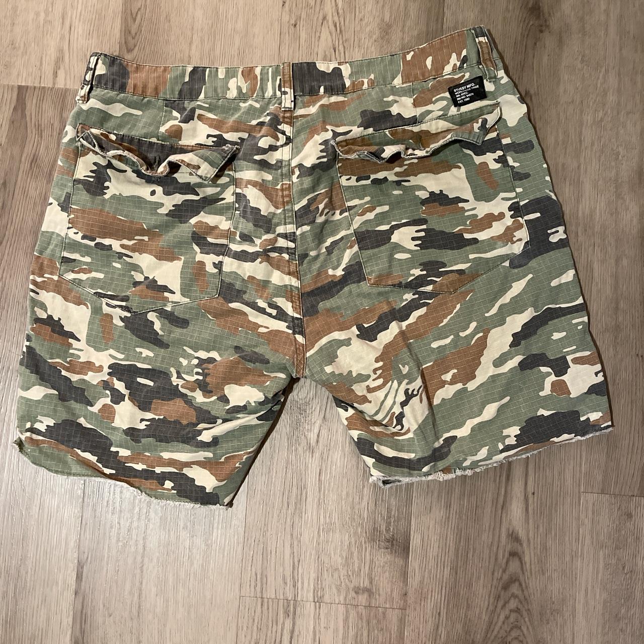 Stüssy Woodland Camo Shorts 7” Inseam #streetwear | Depop
