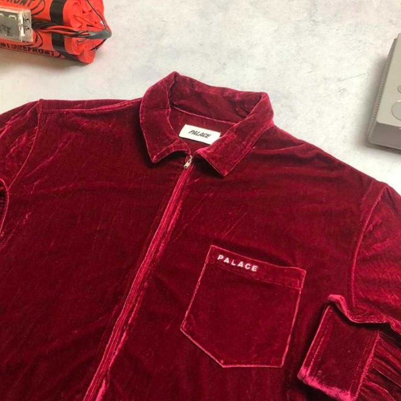Palace Skateboards Velter Shirt Dark Pink (Winter | Depop