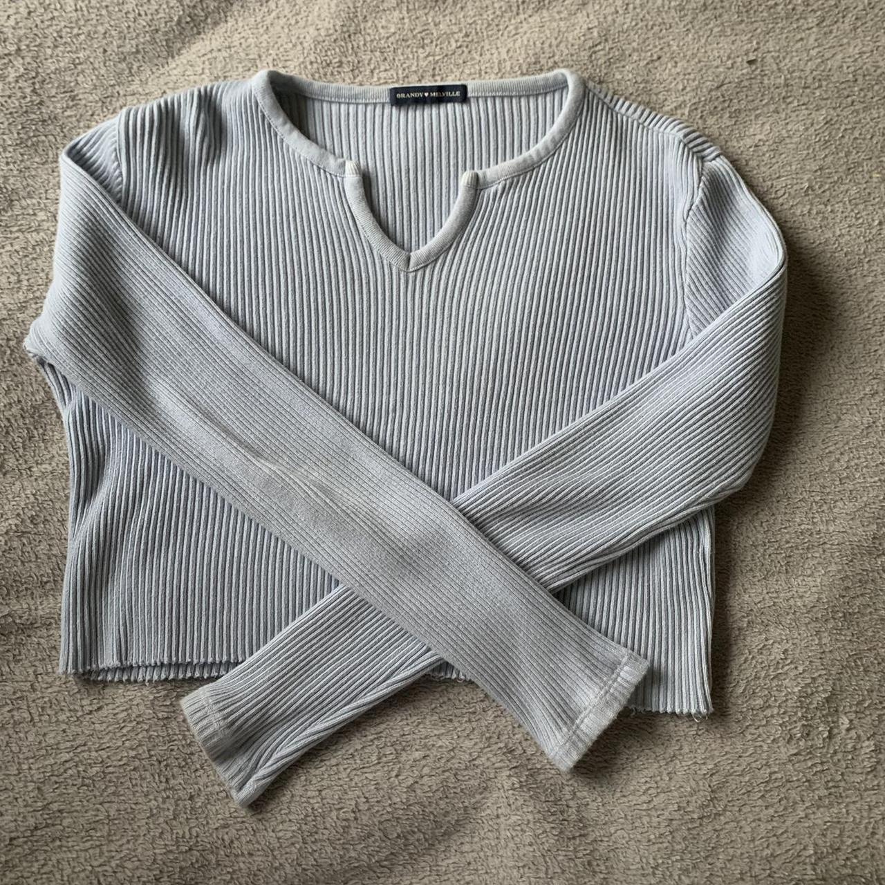 brandy melville long sleeve top - worn a few times... - Depop